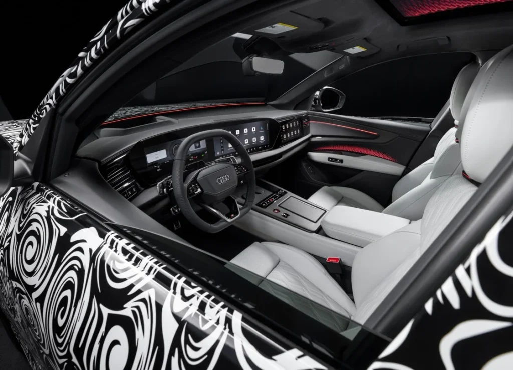 Audi Q9 interior reveal previews Audi’s new luxury SUV with Quattro, leather seats, powered doors and a massive panoramic roof