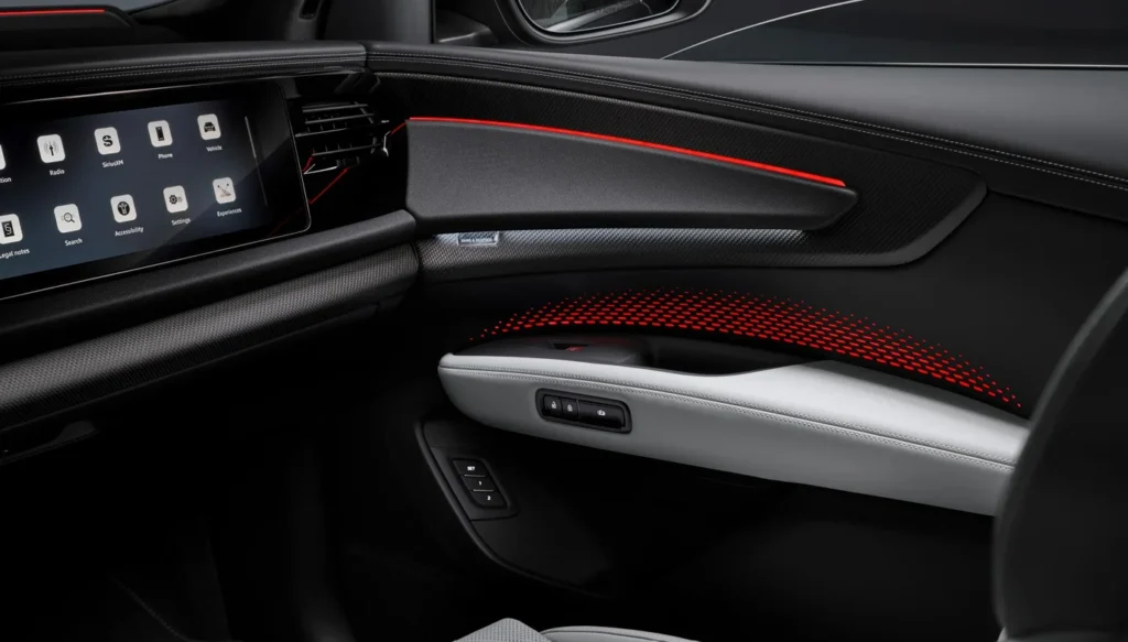 Audi Q9 interior reveal previews Audi’s new luxury SUV with Quattro, leather seats, powered doors and a massive panoramic roof