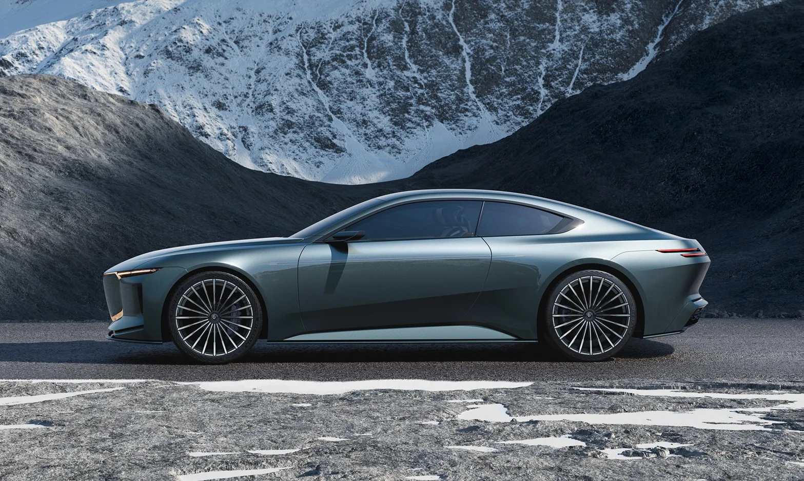 BMW ALPINA returns with a V8 engine concept blending luxury sedan comfort, grand tourer styling and modern Autobahn performance