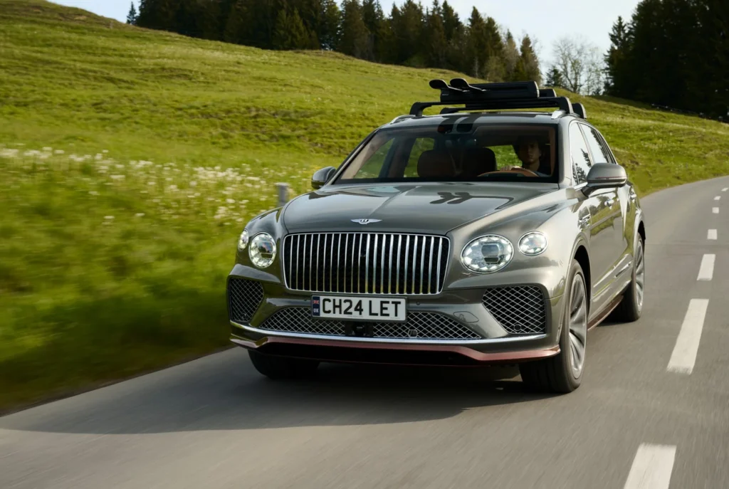 Bentley Bentayga gets the Gstaad Guy treatment as Bentley Mulliner creates a Nepo Baby-inspired chalet SUV with tweed and luxury touches