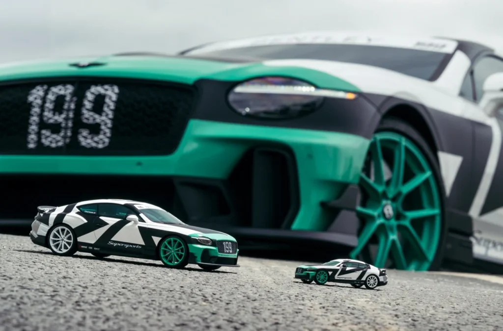 Bentley Supersports FULL SEND model cars arrive with racing livery, Travis Pastrana styling and detailed scale replicas of Bentley’s wildest coupe