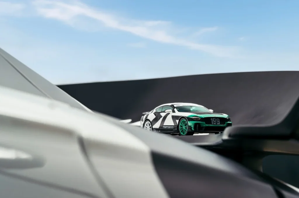 Bentley Supersports FULL SEND model cars arrive with racing livery, Travis Pastrana styling and detailed scale replicas of Bentley’s wildest coupe