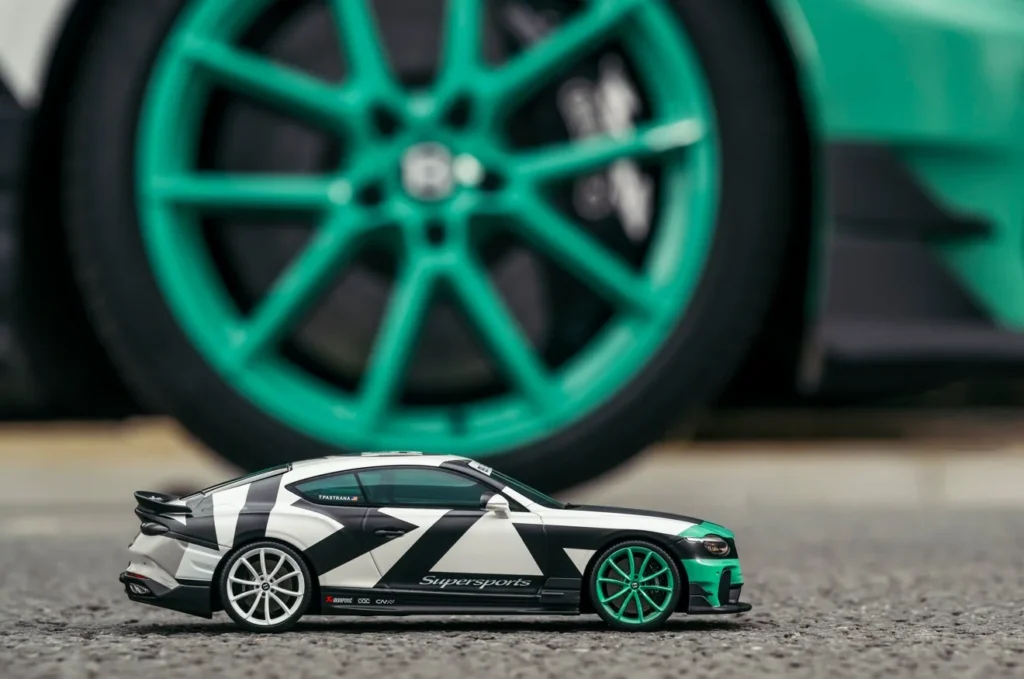 Bentley Supersports FULL SEND model cars arrive with racing livery, Travis Pastrana styling and detailed scale replicas of Bentley’s wildest coupe