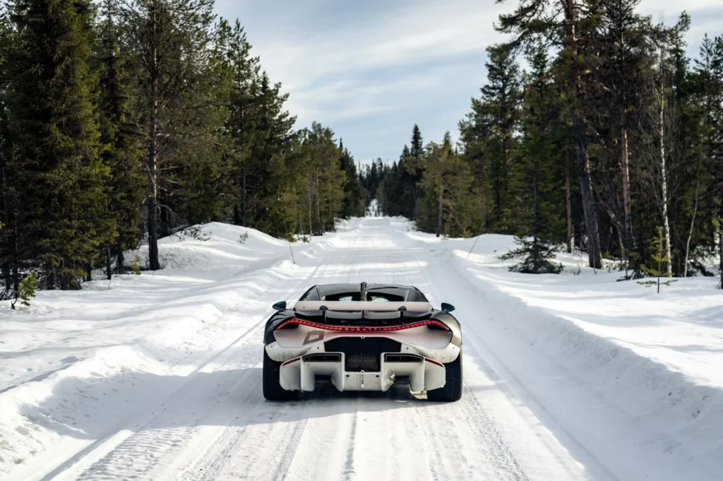 Bugatti Tourbillon undergoes extreme winter testing in Sweden as the Hybrid V16 hypercar tackles snow, ice and low-grip driving