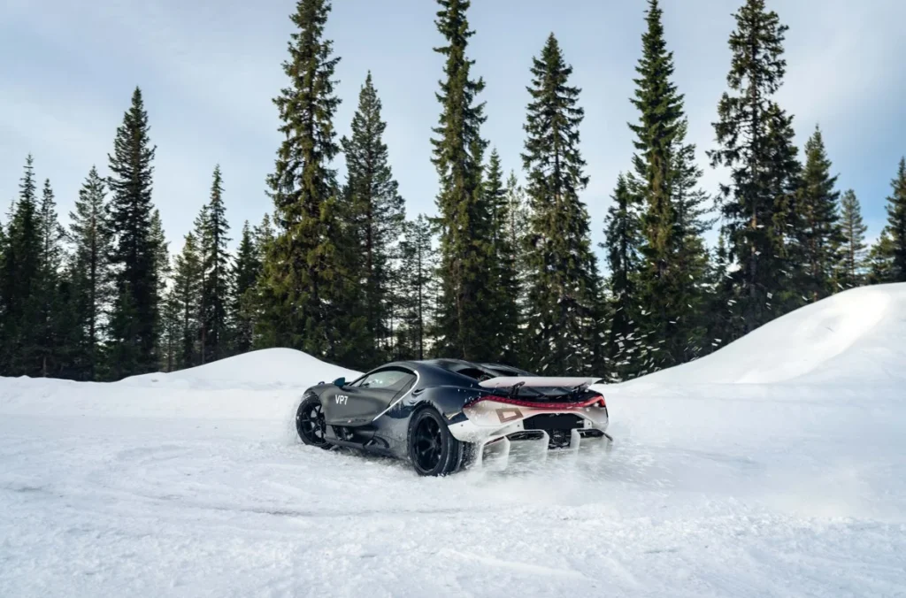 Bugatti Tourbillon undergoes extreme winter testing in Sweden as the Hybrid V16 hypercar tackles snow, ice and low-grip driving