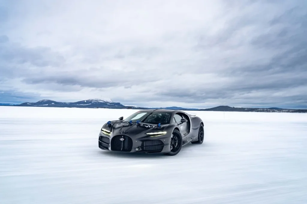Bugatti Tourbillon undergoes extreme winter testing in Sweden as the Hybrid V16 hypercar tackles snow, ice and low-grip driving