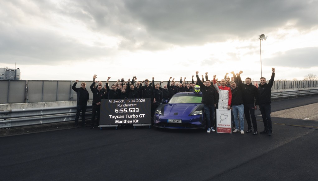 Porsche Taycan Turbo GT resets the Nürburgring EV record with Manthey Kit upgrades, track-focused aerodynamics and more downforce