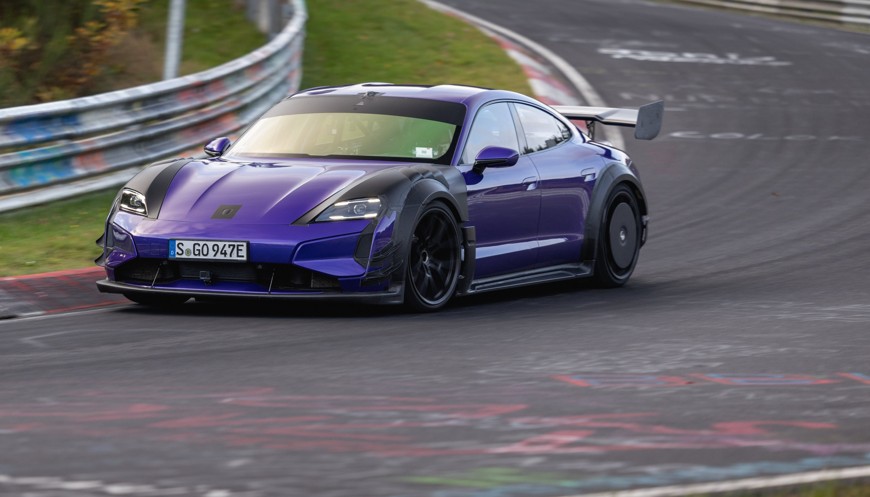 Porsche Taycan Turbo GT resets the Nürburgring EV record with Manthey Kit upgrades, track-focused aerodynamics and more downforce