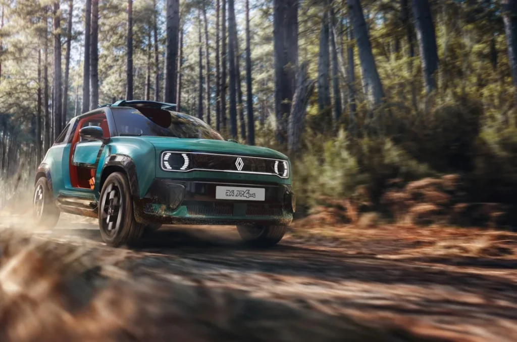 Renault 4 JP4x4 Concept debuts as an electric SUV with all-wheel drive, beach buggy styling and retro Renault 4 design cues