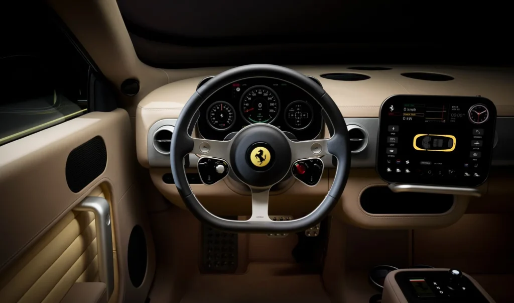 The Ferrari Luce is Ferrari’s first electric Ferrari, pairing 1,050hp and 530km range with a controversial Jony Ive-designed Ferrari EV sedan
