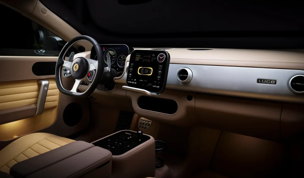 The Ferrari Luce is Ferrari’s first electric Ferrari, pairing 1,050hp and 530km range with a controversial Jony Ive-designed Ferrari EV sedan