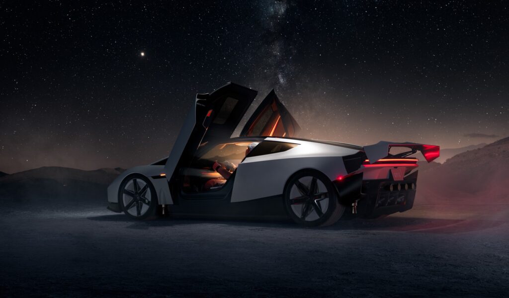 Tesla Roadster brings flying car claims, SpaceX thrusters and electric sports car drama, but production credibility remains unresolved.